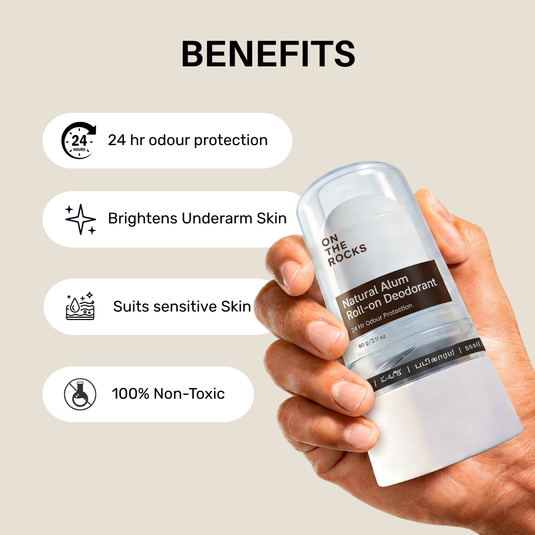 Natural Alum Roll-On Deodorant